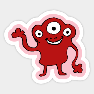 Little monster Sticker